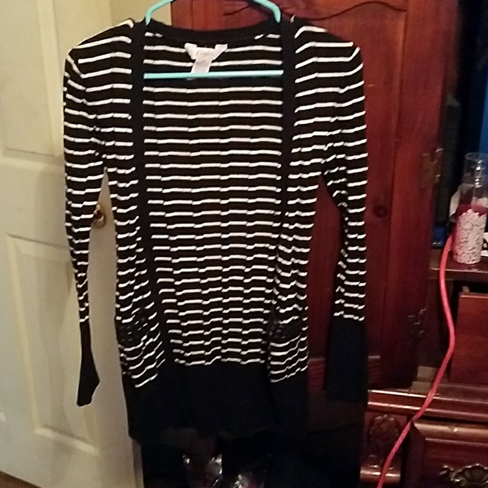 Long sleeve studded cardigan